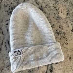 The Goose and Gander oh so soft and plush Unisex light grey heather beanie